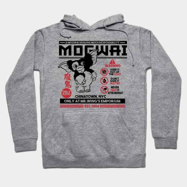 A Mogwai require much responsibility Hoodie by carloj1956